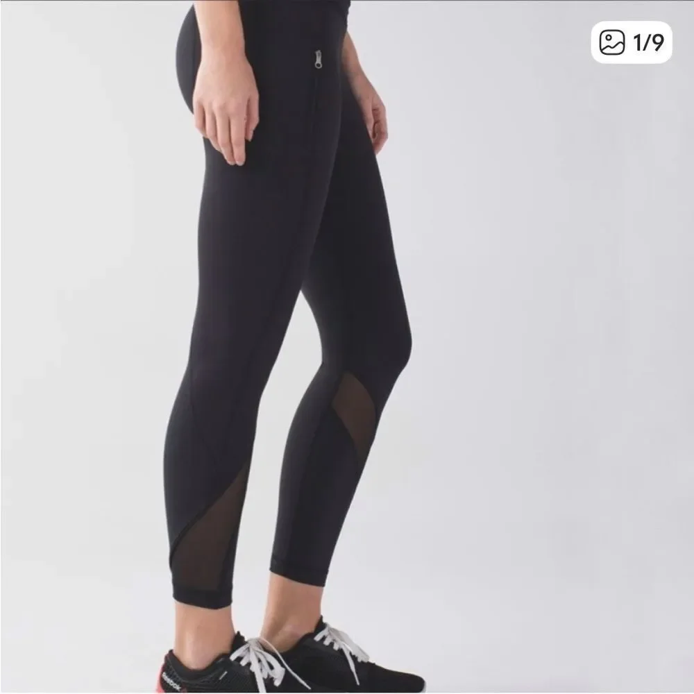 Lululemon Run Inspire Tight II Legging Black Womens 6